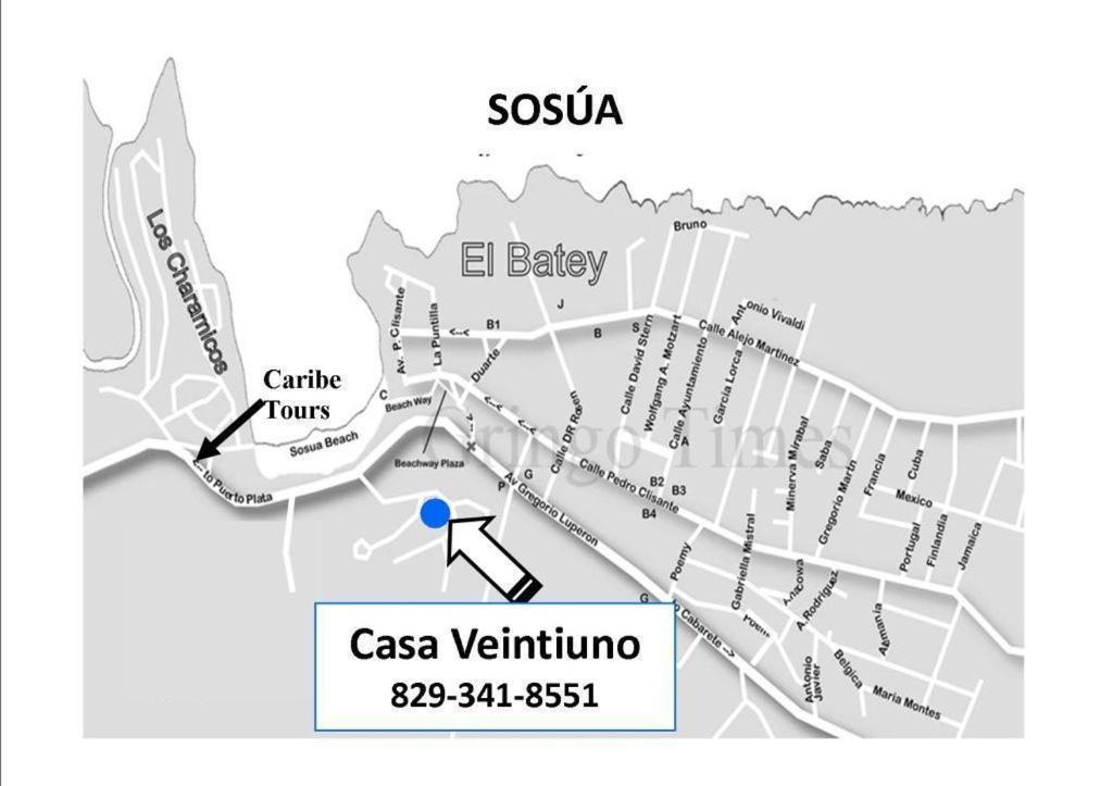 Casa Veintiuno Hotel Sosua Luaran gambar